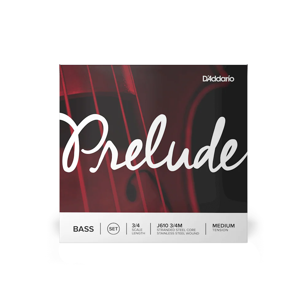D’addarío Prelude Bass String Set, Medium Tension