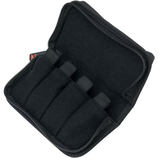 Protec French Horn Mouthpiece Pouch - Nylon With Zipper Closure, 4-Piece