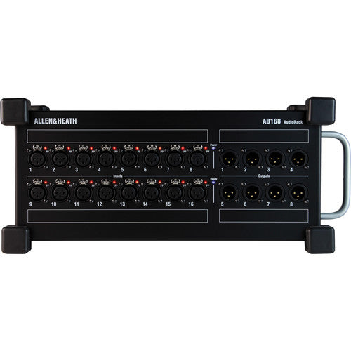 Allen & Heath AB168 Portable AudioRack 16 x 8 Audio Interface Stage Box for GLD and Qu Digital Mixing Systems