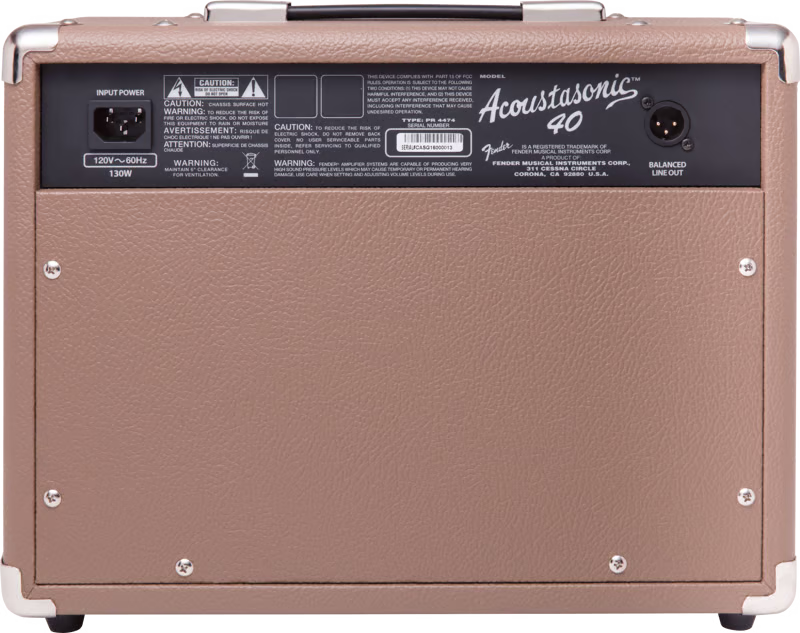Fender Acoustasonic 40 40-watt 2 x 6.5-inch Acoustic Guitar Amplifier