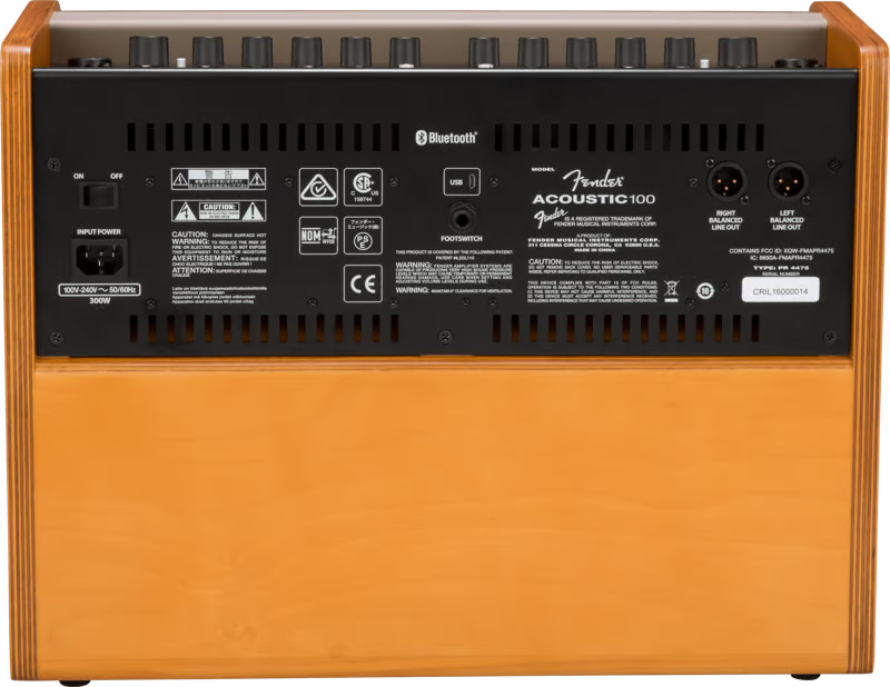 Fender Acoustic 100 100-watt 1 x 8-inch Acoustic Guitar Amplifier