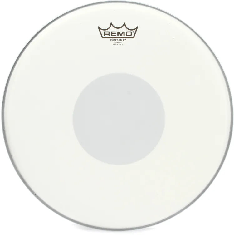 REMO Emperor X Coated Snare Drumhead Bottom Black Dot