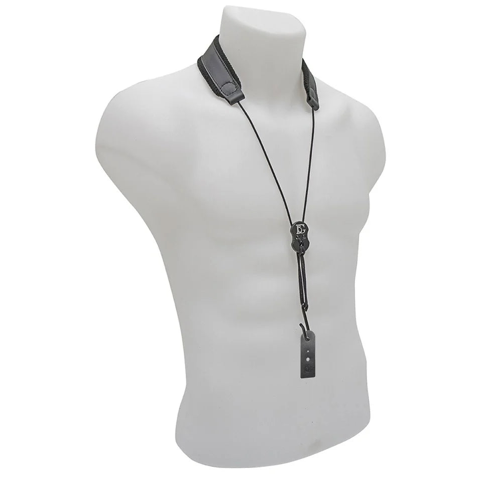 BG Elastic Bb Clarinet Leather Strap