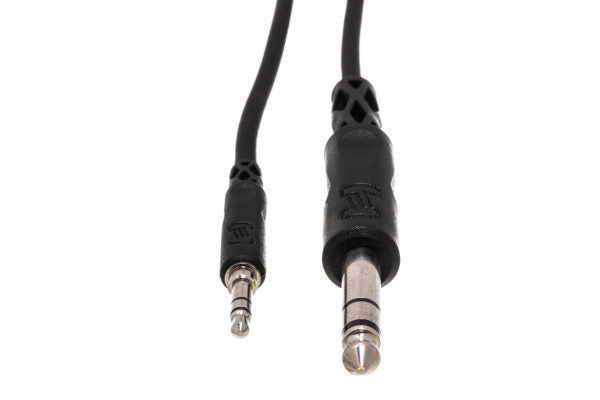 Hosa Stereo Interconnect Cable - 3.5mm TRS Male to 1/4-inch TRS Male