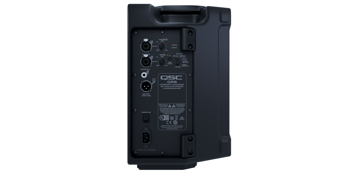 QSC CP8 1,000-watt 8-inch Powered Speaker