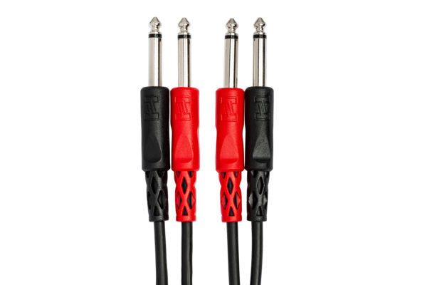 HOSA Stereo Interconnect Dual 1/4 in TS to Same