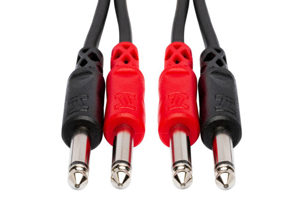 HOSA Stereo Interconnect Dual 1/4 in TS to Same
