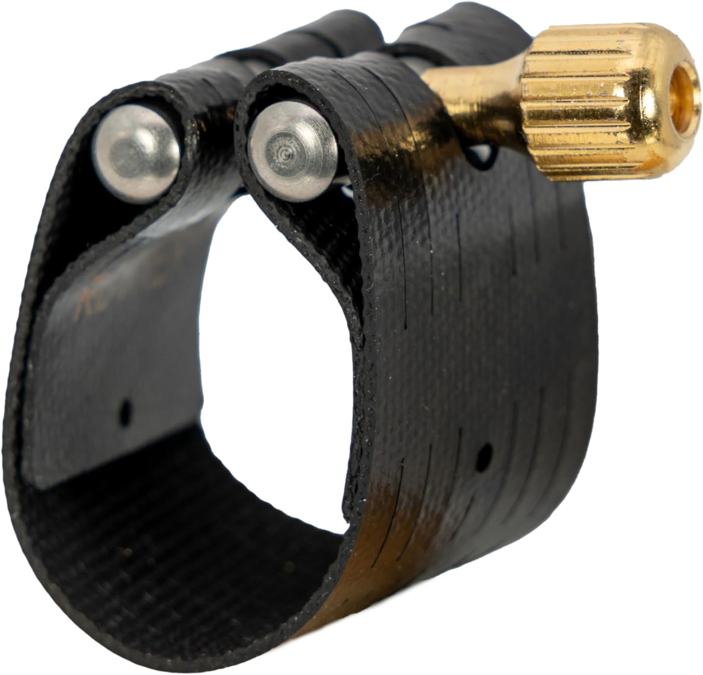 Rovner Dark Ligature and Cap for Rubber Mouthpiece