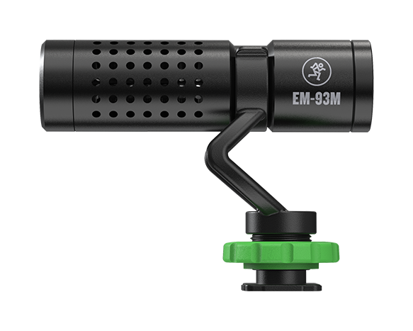 Mackie EM-93M Ultra-compact Shotgun Condenser Microphone for Smartphones and DSLR Cameras