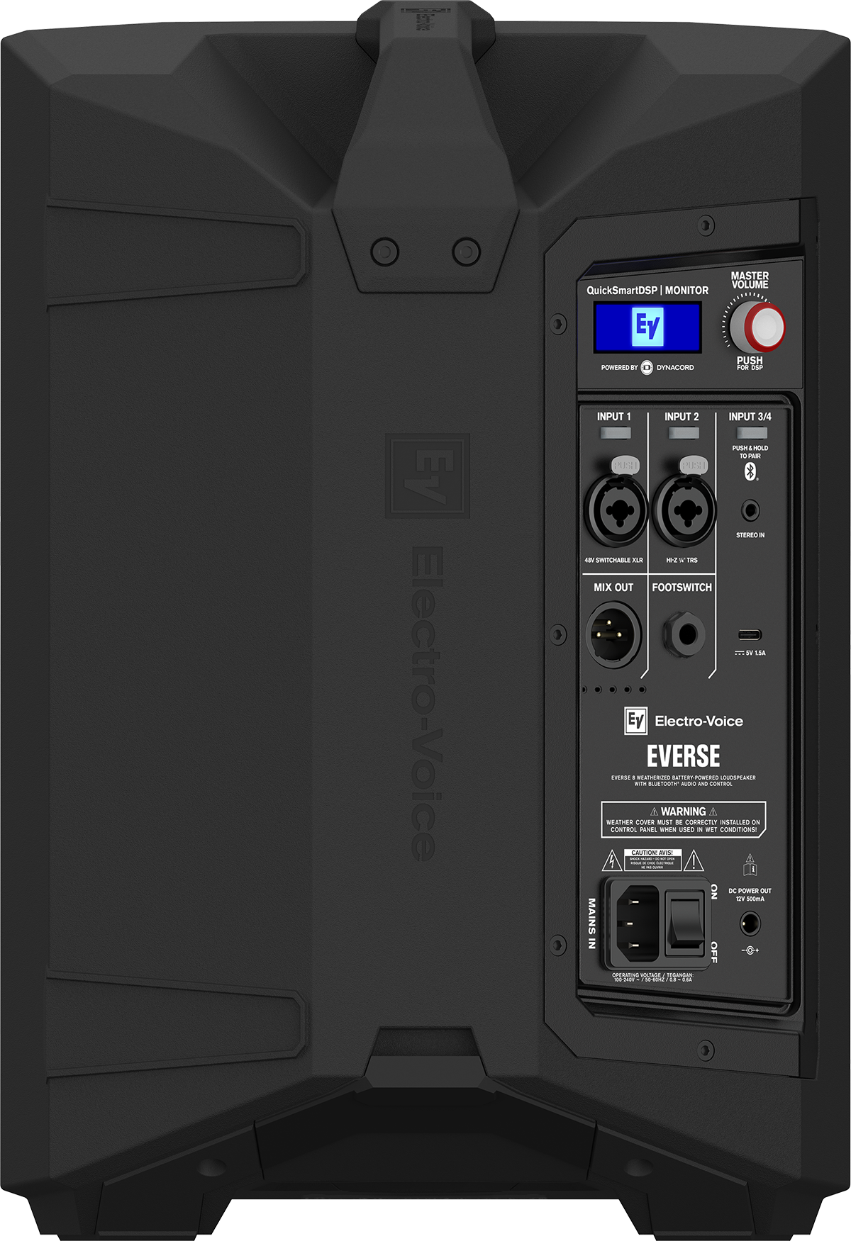 Electro-Voice Everse 8 8-inch 2-way Battery-powered PA Speaker Black