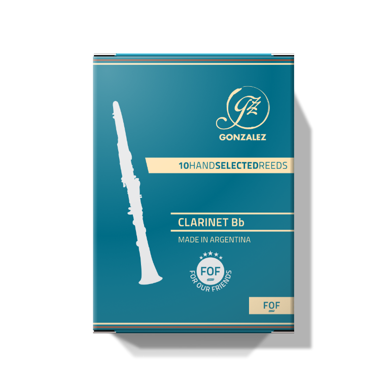 Gonzalez Reeds FOF Reeds for Bb Clarinet - (10-pack)