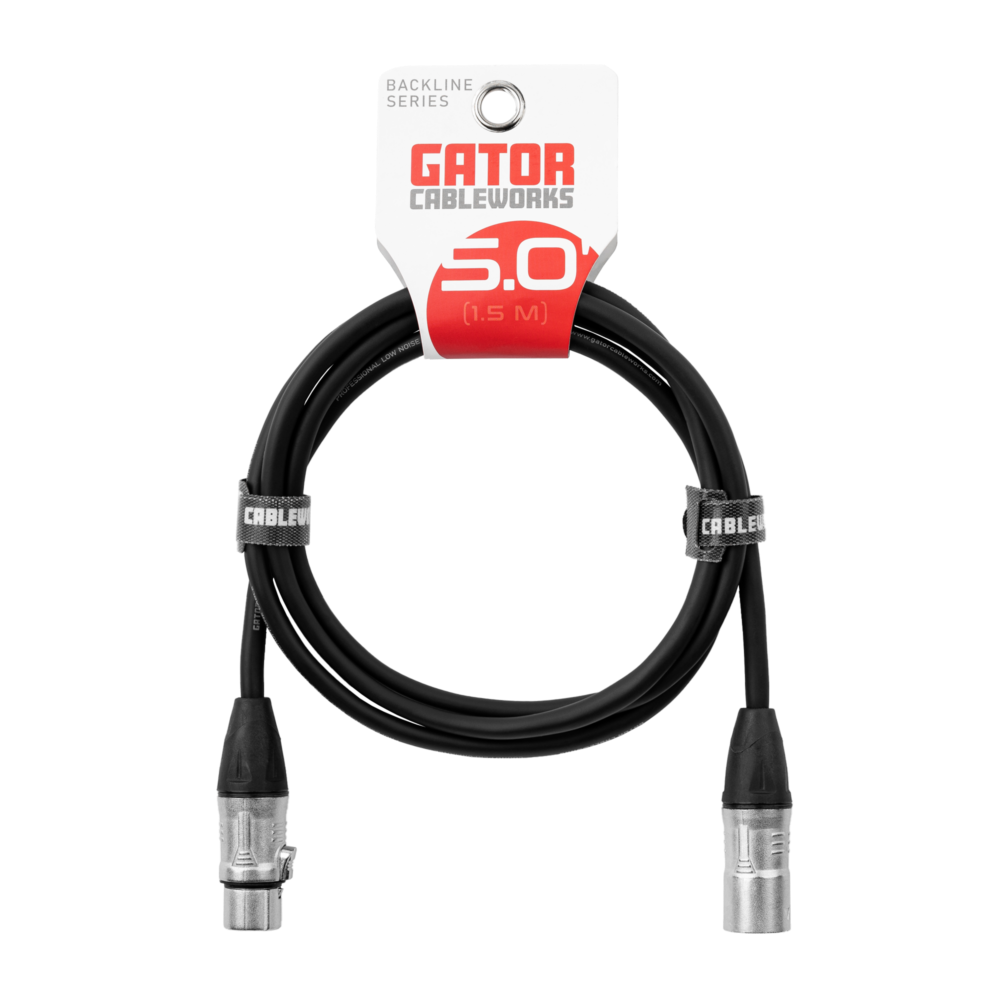 Gator Cableworks Backline Series Microphone Cable 5 foot