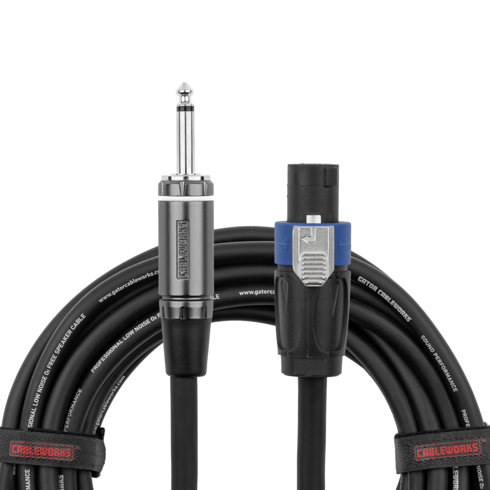 Gator GCWC-SPK-25-1TL Cableworks Composer Series Speaker Cable 25 foot