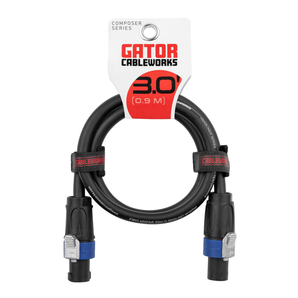 Gator Cableworks Composer Series Speaker Cable 3 foot