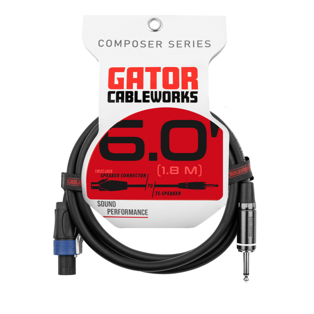 Gator Cableworks Composer Series Speaker Cable 6 foot