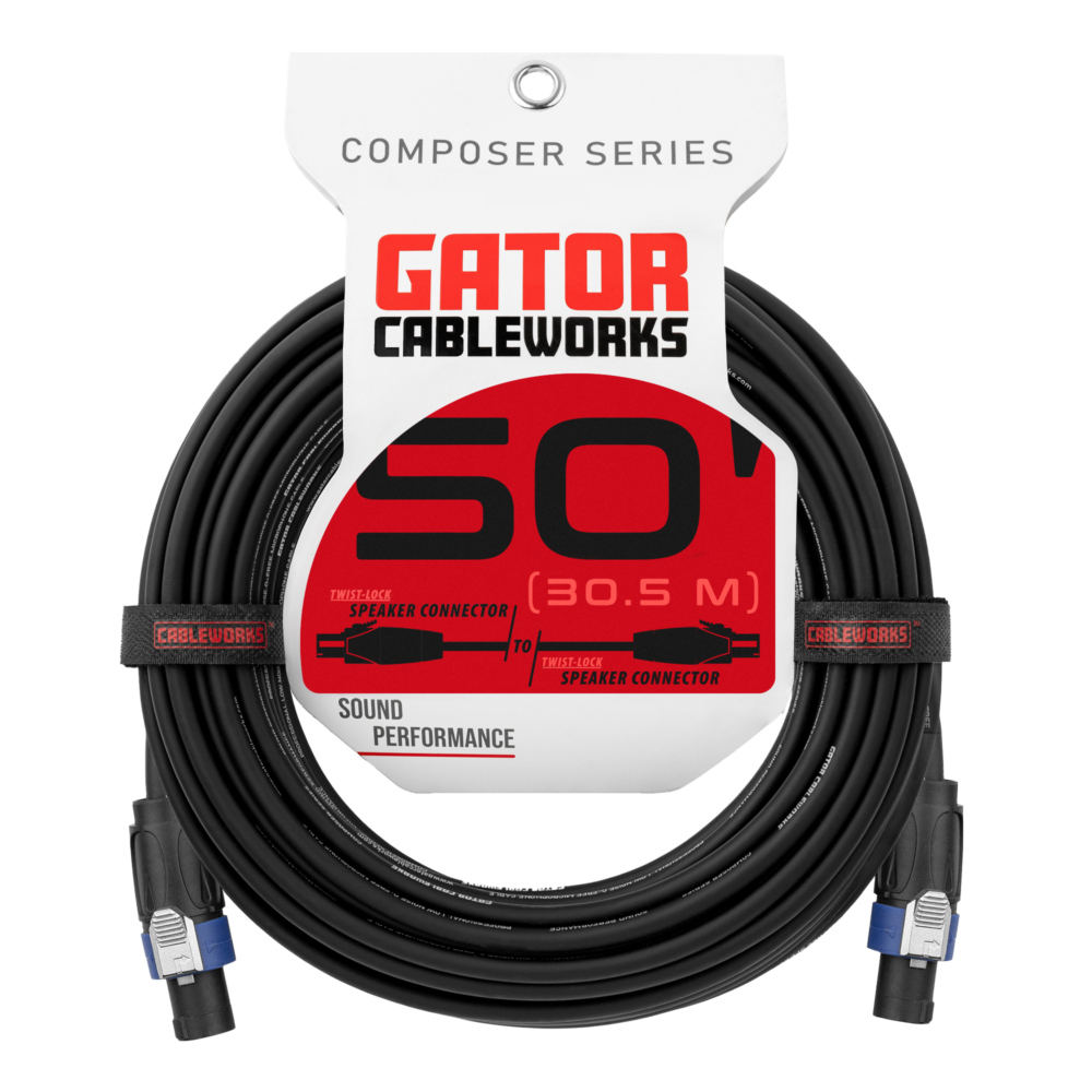 Gator Cableworks Composer Series Speaker Cable 50 foot