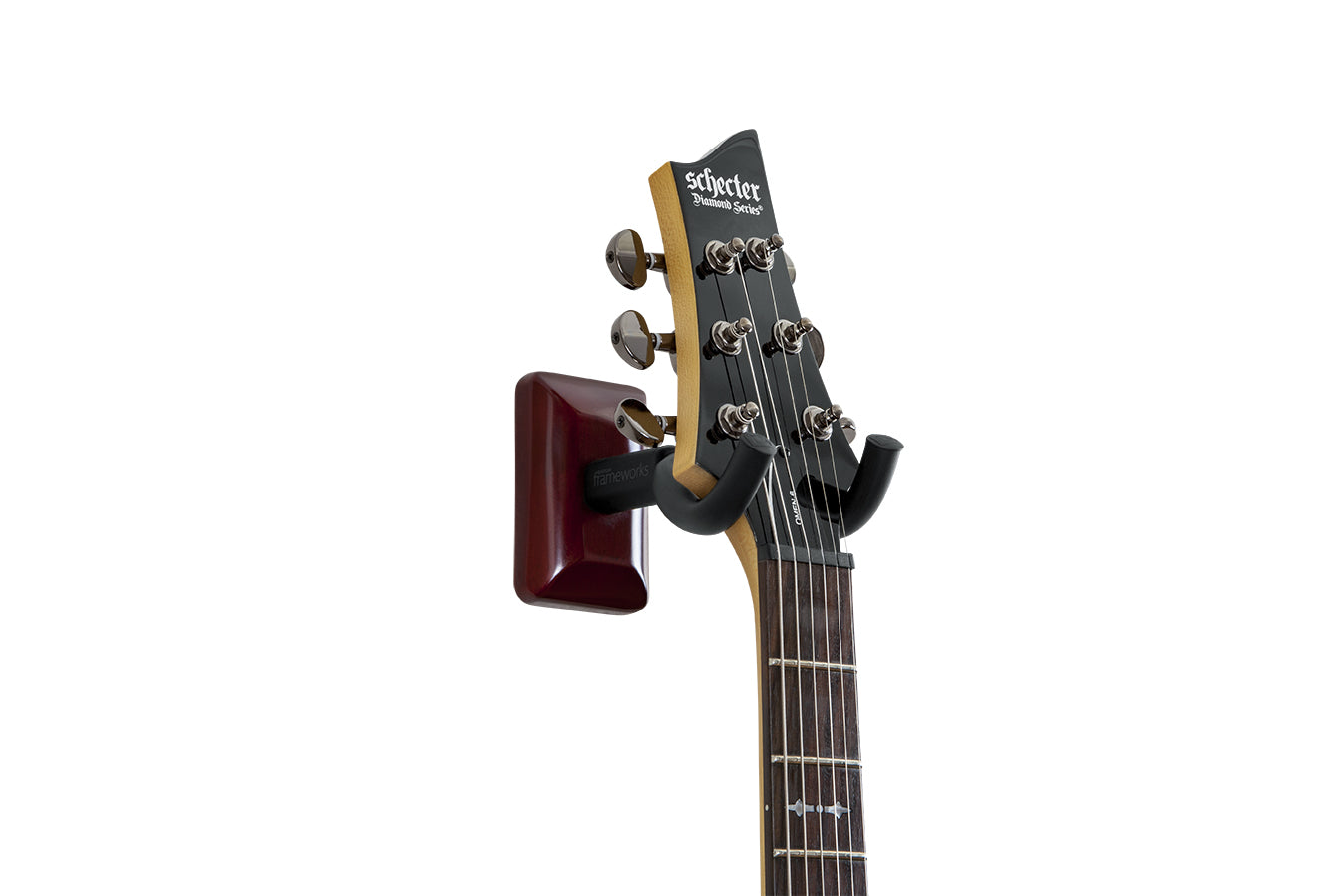Gator Wall Mount Guitar Hanger Cherry