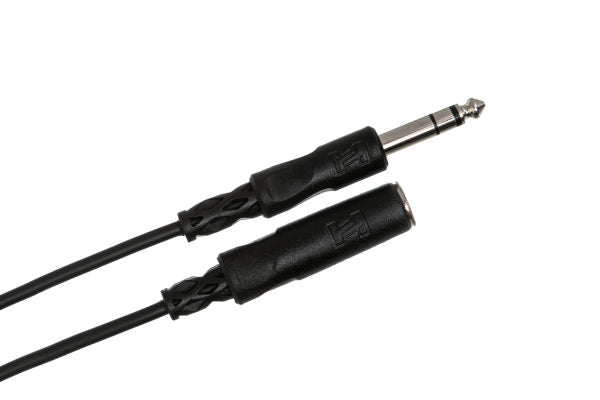 HOSA Headphone Extension Cable 1/4 in TRS to 1/4 in TRS