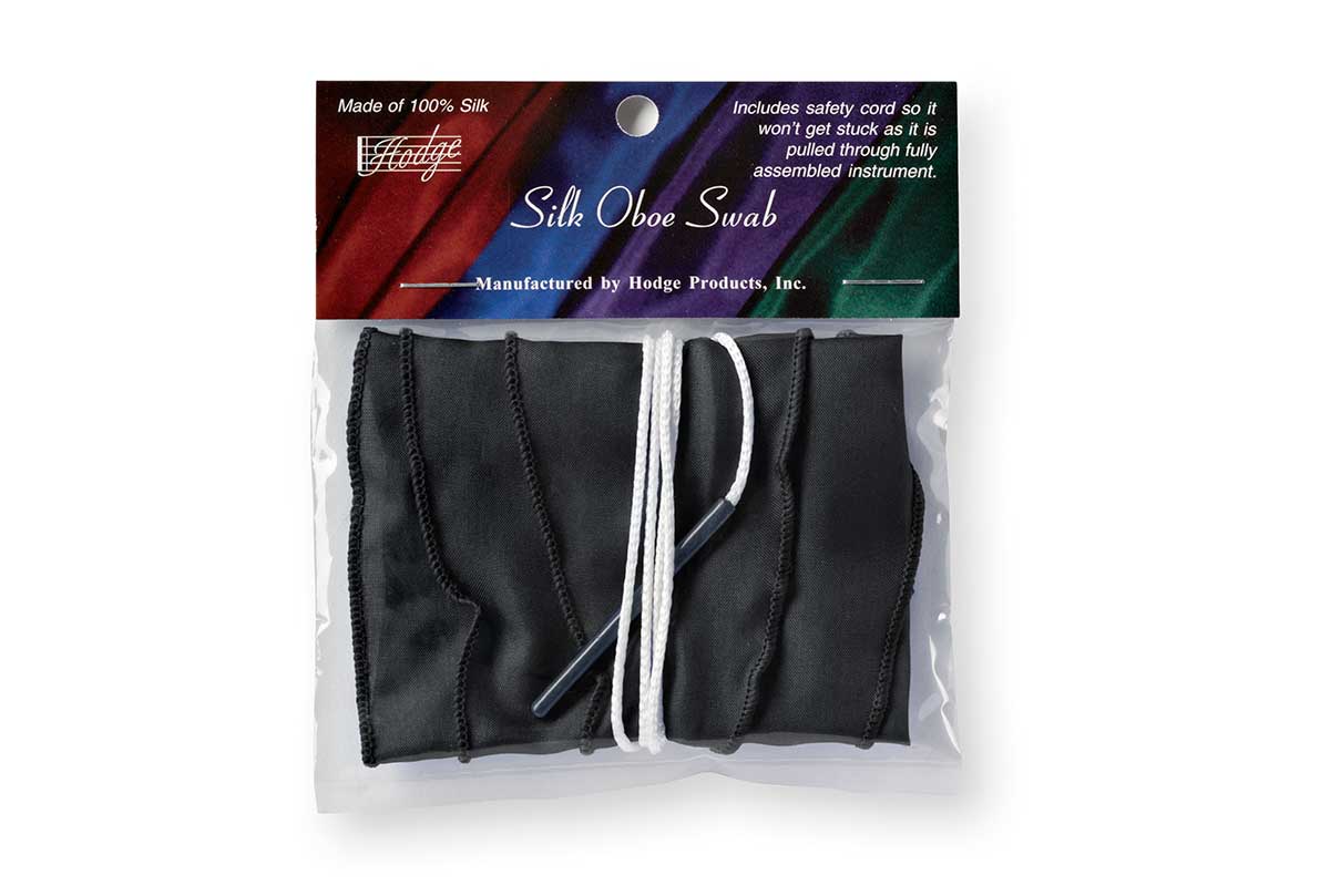 Hodge Silk Oboe Swab - Performers Black