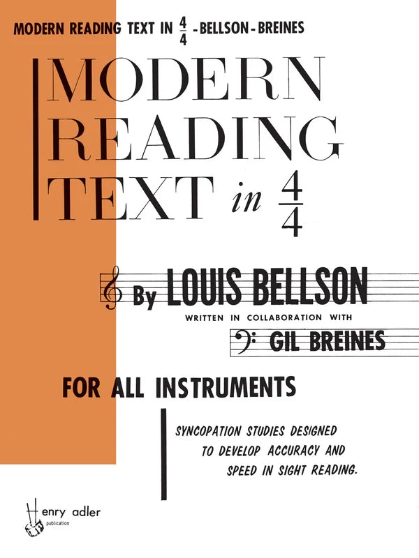 Modern Reading Text in 4/4 by Louis Bellson