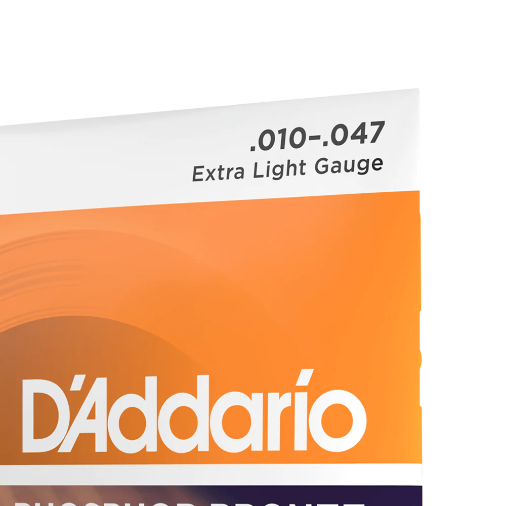 D’Addarío Phosphor Bronze Extra Light Acoustic Guitar Strings