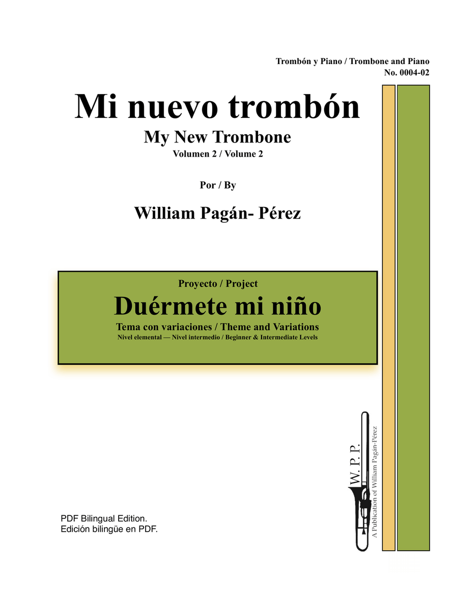 Dúermete mi niño Tema con Variaciones Trombone & Piano