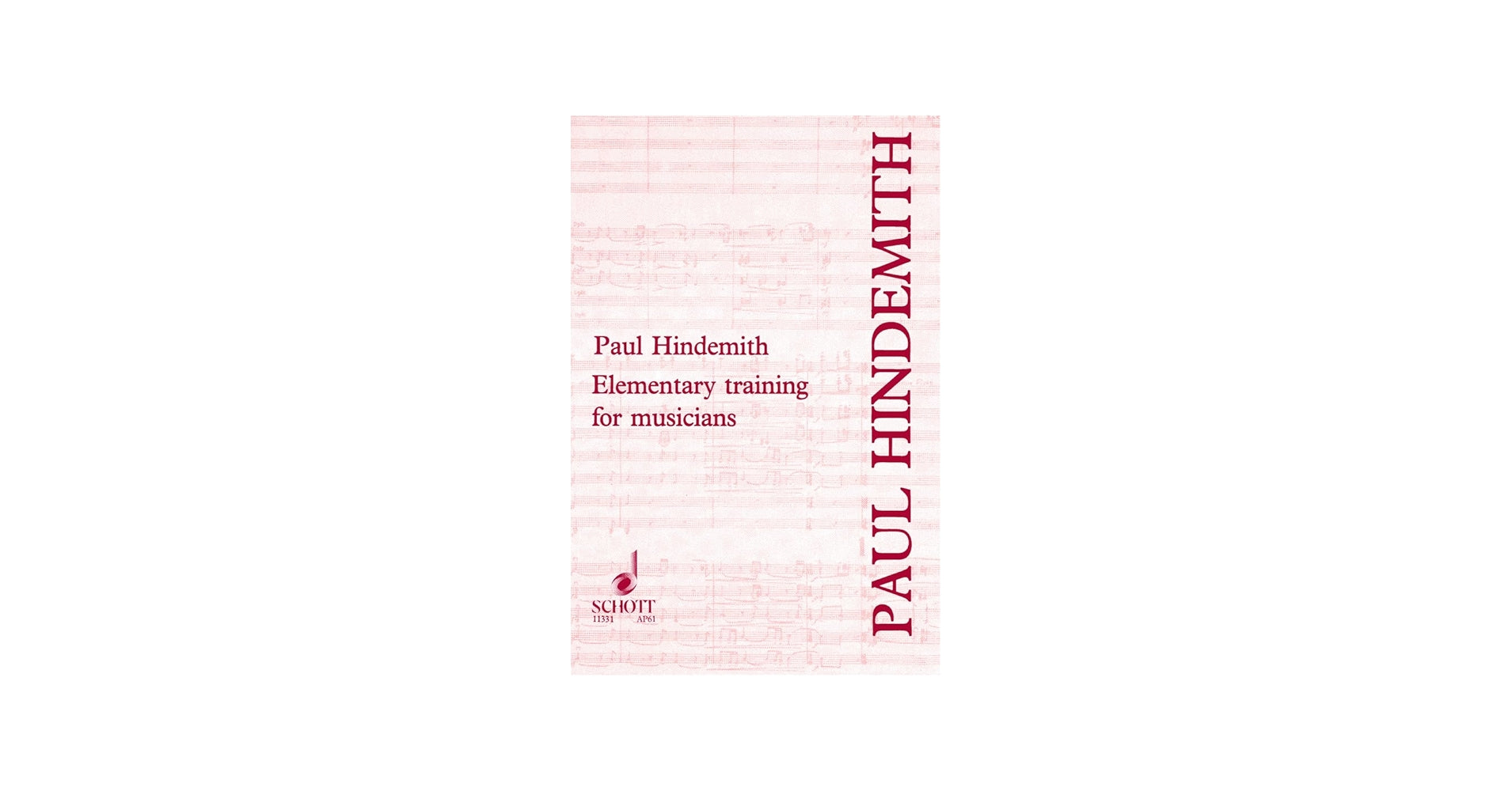 Paul Hindemith Elementary Training for Musicians
