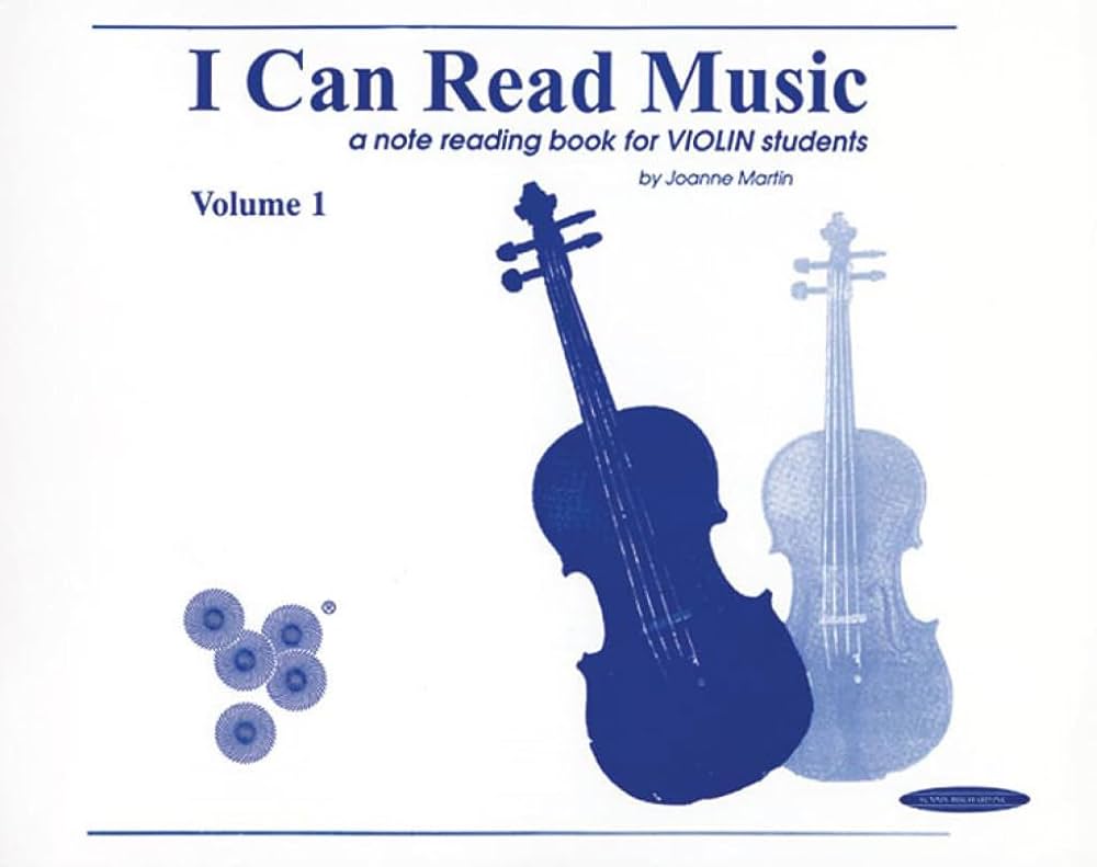 I Can Read Music, Volume 1: Violin Book - A note reading book for VIOLIN students