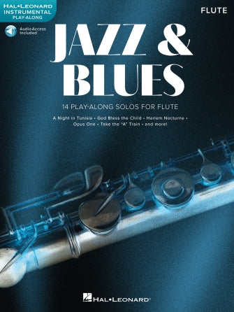 Jazz & Blues Instrumental Play-Along Solos for Flute