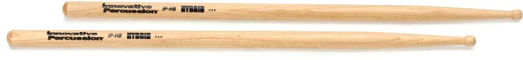 INNOVATIVE PERCUSSION IP-HB Innovation Series Hickory Drumsticks - Hybrid - Small