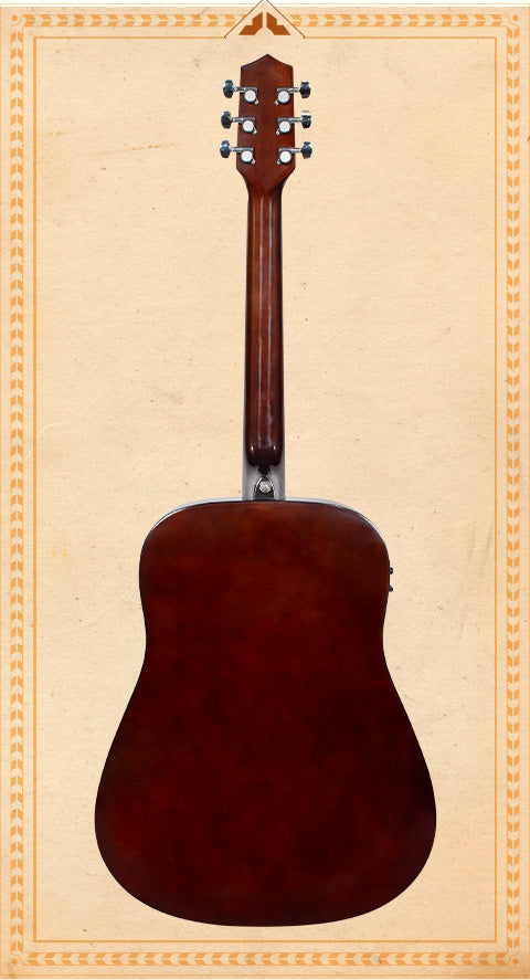 H. Jimenez LGR100SE Ranchero Series Full Size Steel String Guitar with Pickup