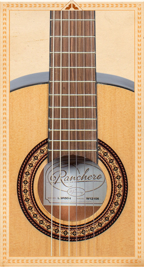 H. Jimenez LGR50N Ranchero Series 1/2 Size Nylon String Guitar