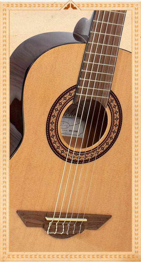 H. Jimenez LGR50N Ranchero Series 1/2 Size Nylon String Guitar