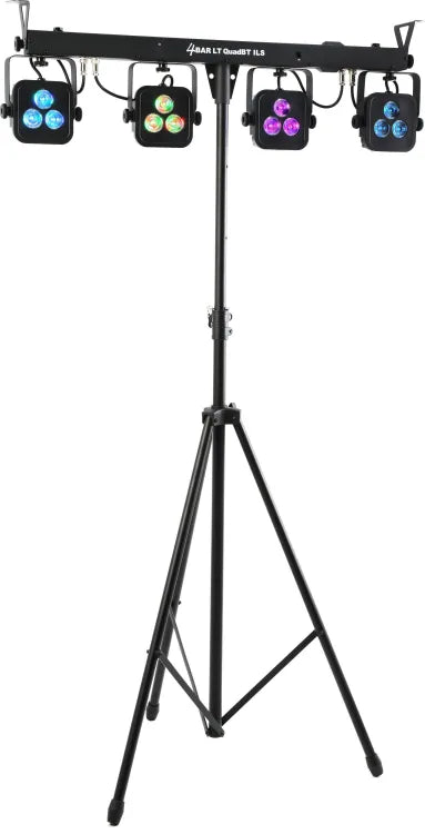 4BARLTQBTILS Chauvet DJ 4BAR LT QuadBT ILS 4 x RGBA PAR System with Stand