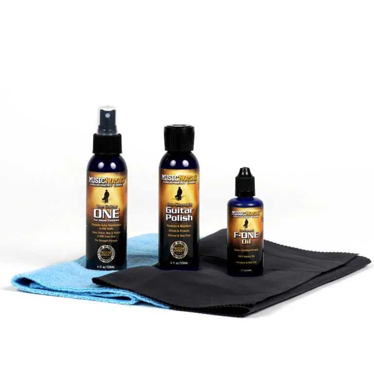 MusicNomad Premium Guitar Care System - 5-piece Kit