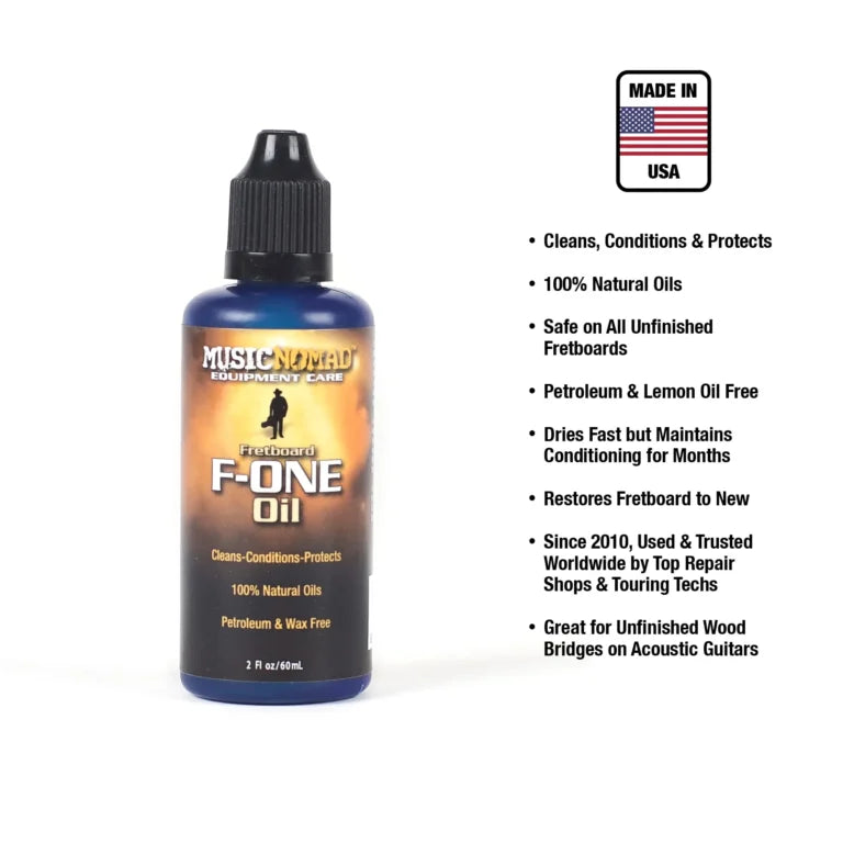 MusicNomad F-ONE Unfinished Fretboard Care Kit