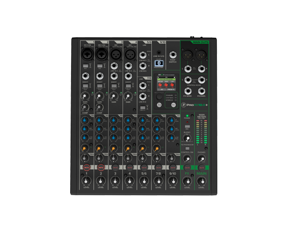 Mackie ProFX10v3+ 10-channel Mixer with USB and Enhanced Effects