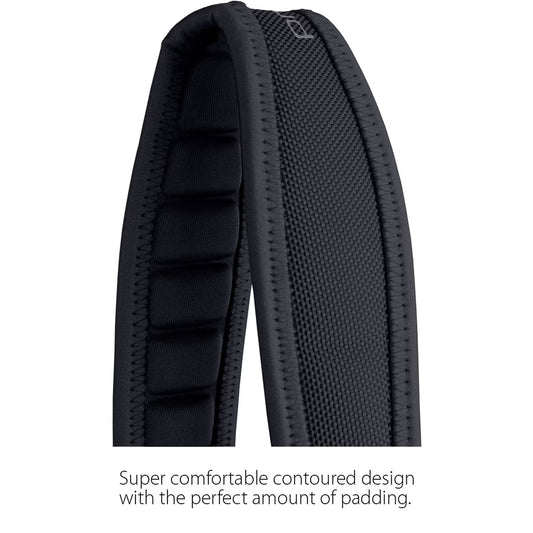 Protec Saxophone Neck Strap - Less Stress Neoprene, Metal Snap, Size 24" Tall (Black)