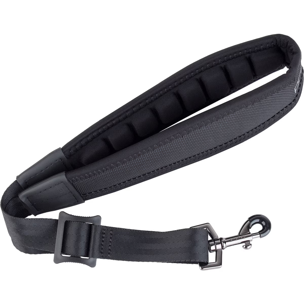 Protec Saxophone Neck Strap - Less Stress Neoprene, Metal Snap, Size 24" Tall (Black)