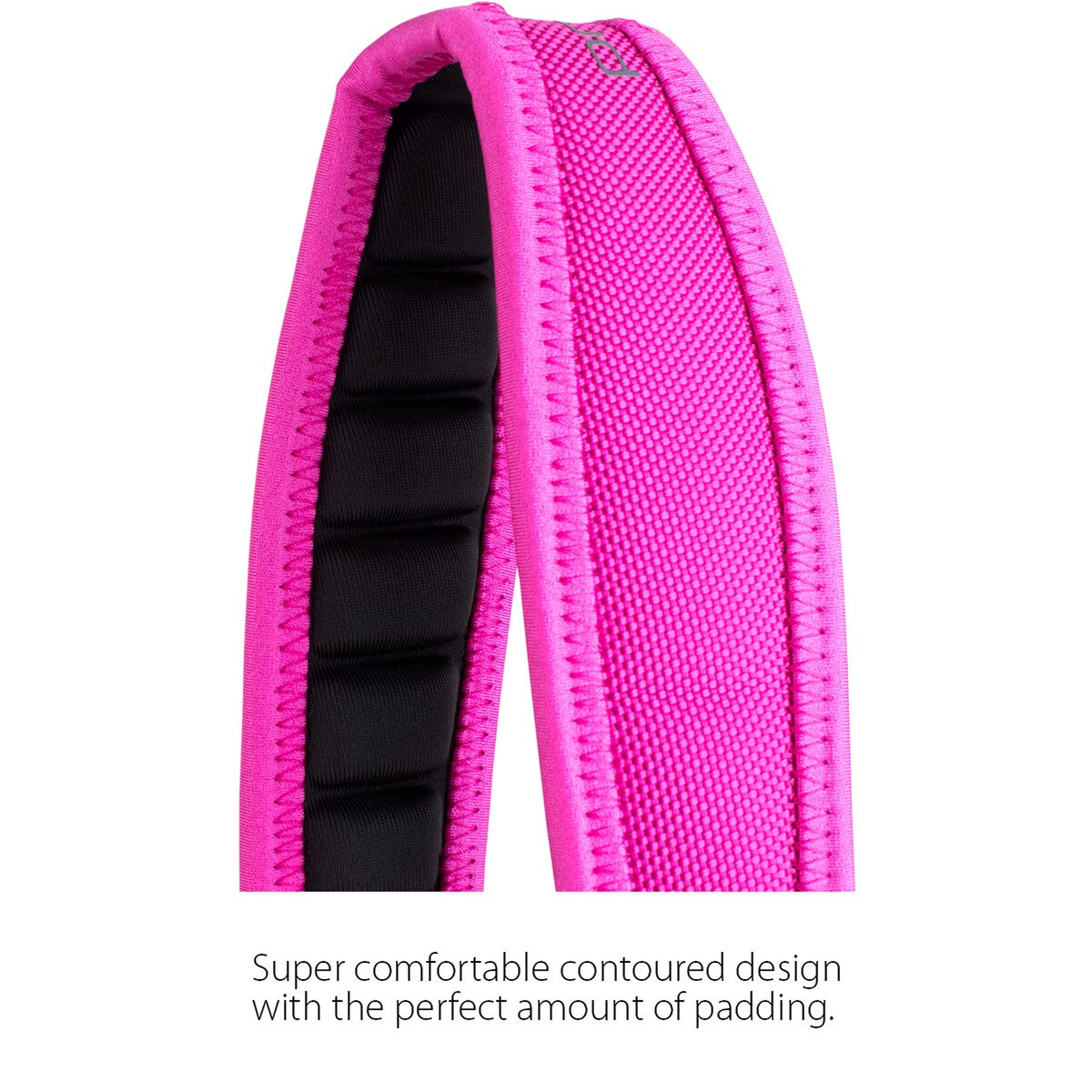 Protec Saxophone Neck Strap - Less Stress Neoprene, Metal Snap, Size 22" Regular (Hot Pink)