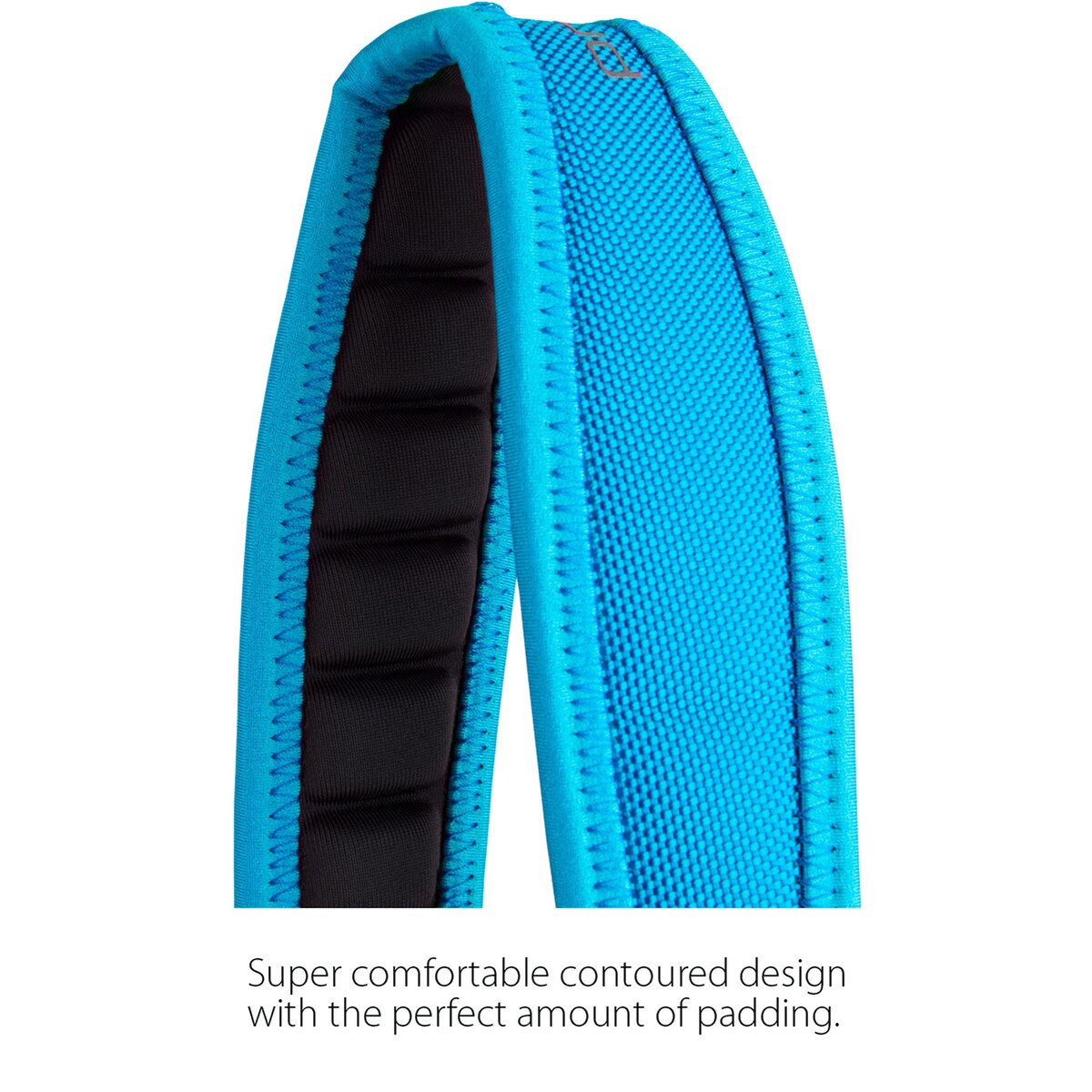 Protec Saxophone Neck Strap - Less Stress Neoprene, Metal Snap, Size 22" Regular (Teal Blue)