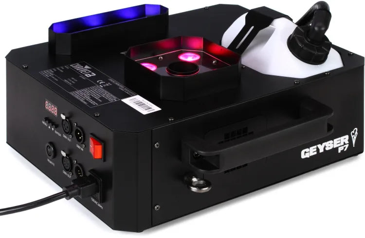 GeyserP7 Chauvet DJ Geyser P7 7-LED RGBA+UV Vertical Fog Machine