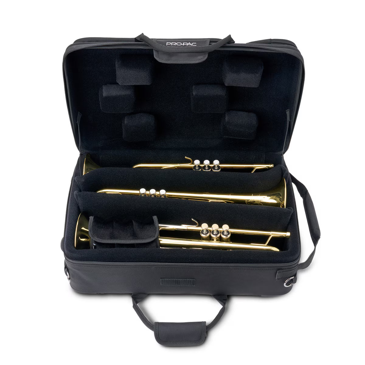 Protec Triple Trumpet Case - Travel Ready PRO PAC (Black)