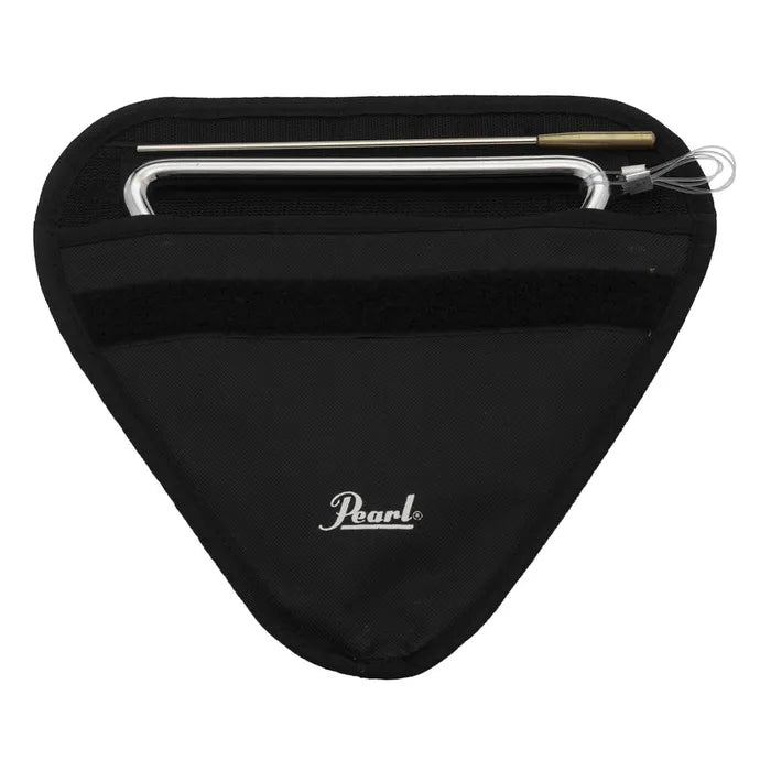 Pearl 6" Elite Triangle, w/ beater & case