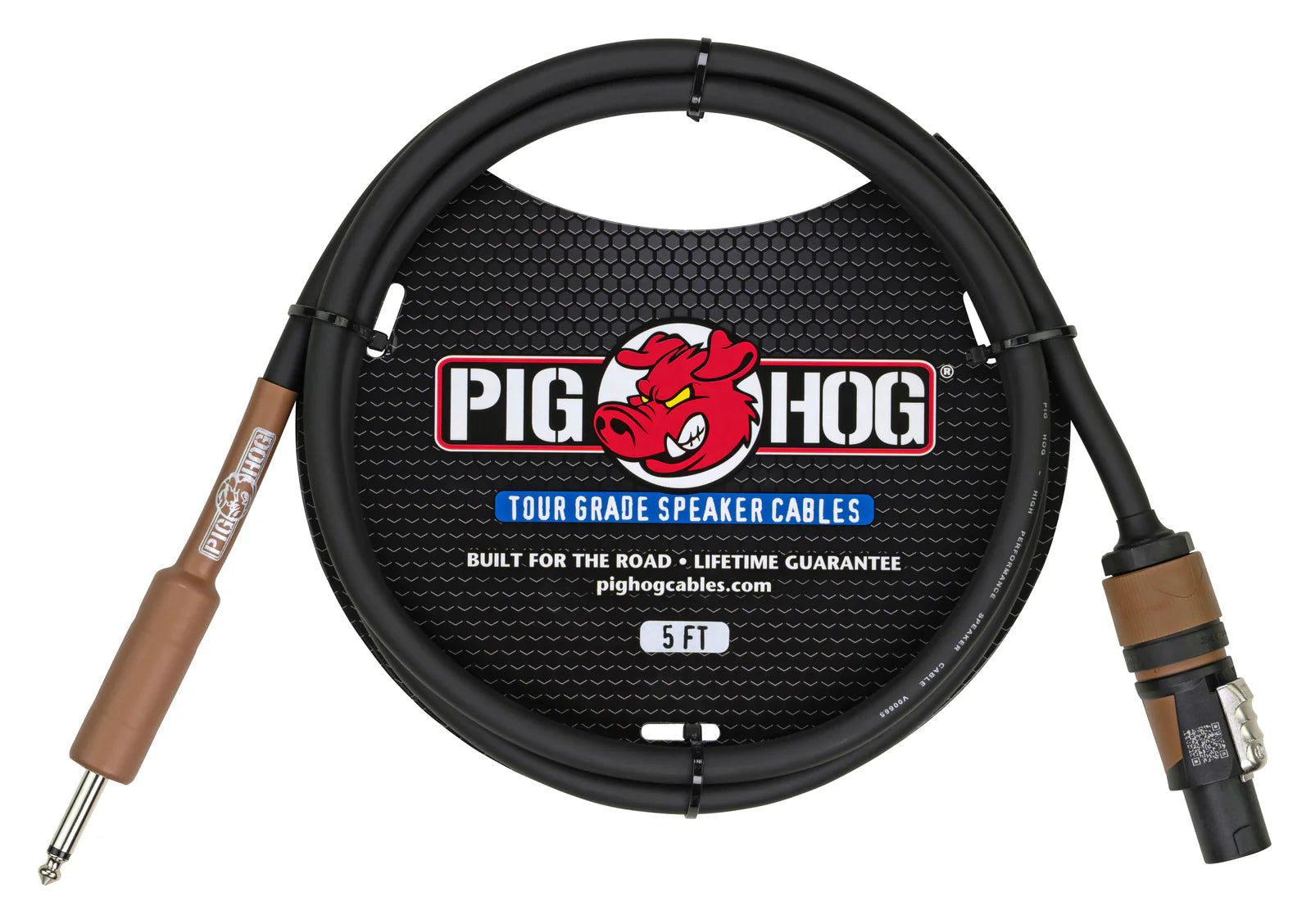 PHSC5S14 PIG HOG SPEAKER CABLE, 5FT SPEAKON TO 1/4”