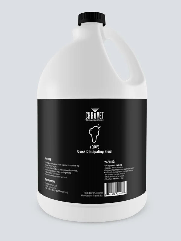 Chauvet DJ QDF Quick Dissipating Water-based Fog Fluid - 1 Gallon