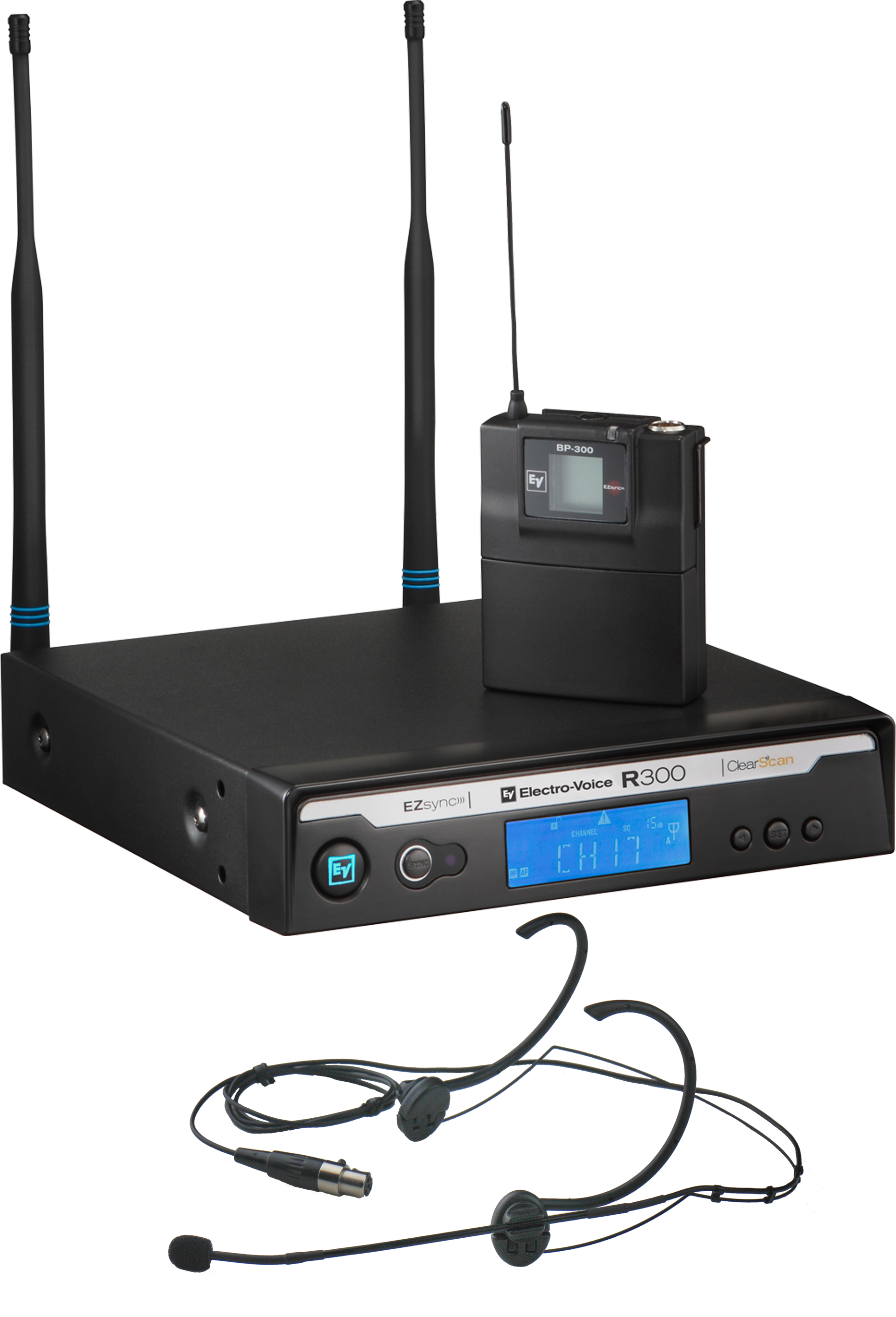 Electro-Voice R300-E-C Headworn Wireless Microphone System