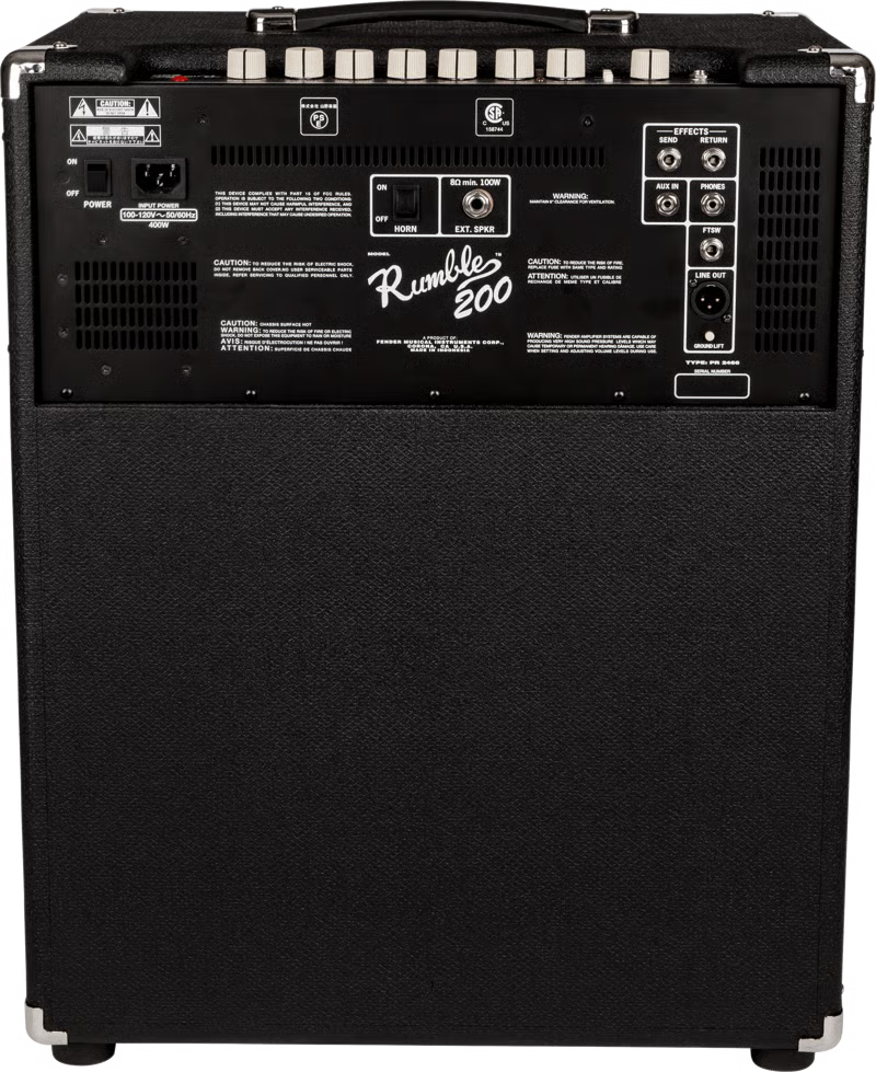 Fender Rumble 200 1 x 15-inch 200-watt Bass Combo Amp