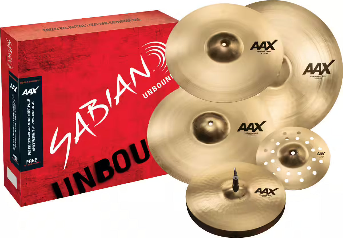 Sabian AAX Praise and Worship 5-piece Cymbal Pack