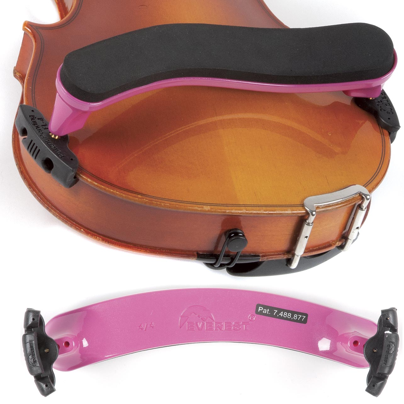 Everest ES Series Violin Shoulder Rest - 3/4 - 4/4